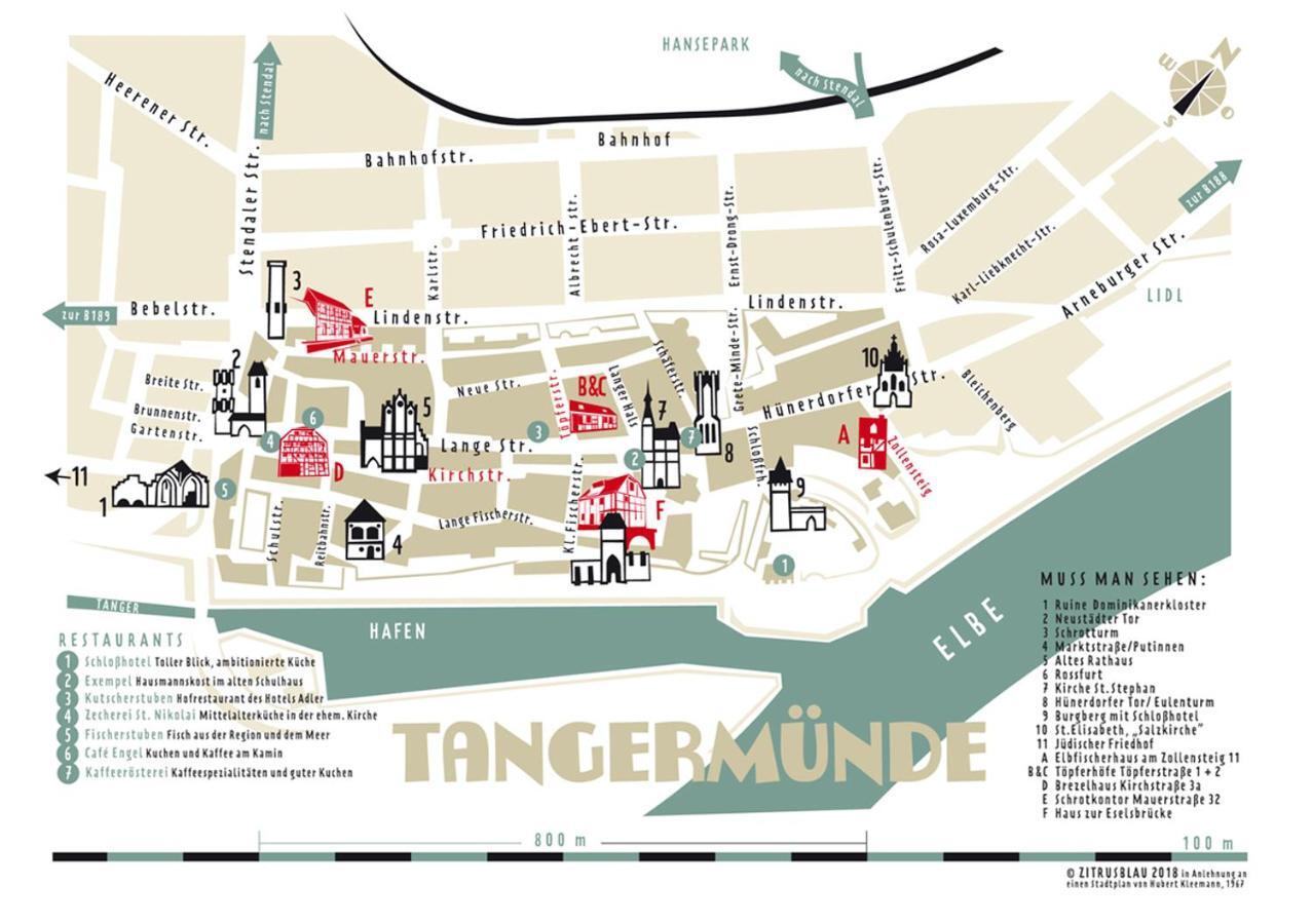 דירות Tangermünde Toepferhof 1 מראה חיצוני תמונה